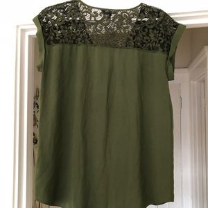 Express Tops - Green blouse Express Tops - Green blouse